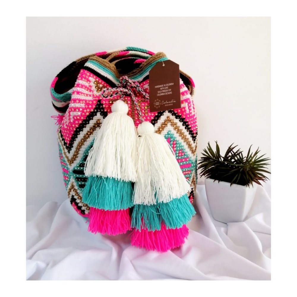 SOLD Crystal Wayuu Bag